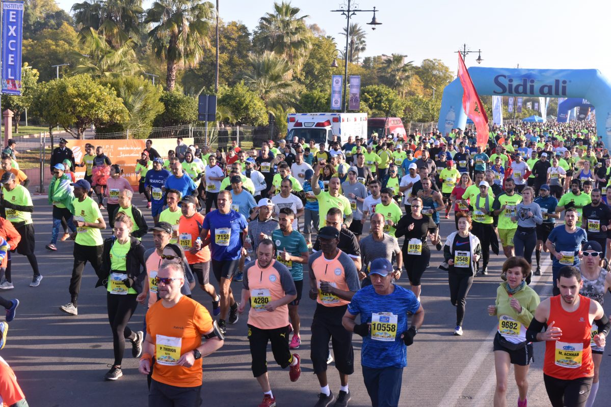 Semi Marathon Marocains Marathon International De Marrakech